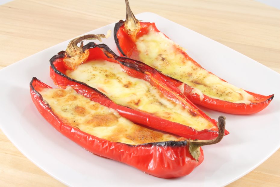 Červená pečená paprika so syrom
