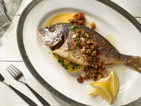 Grilovaná pražma so salsou