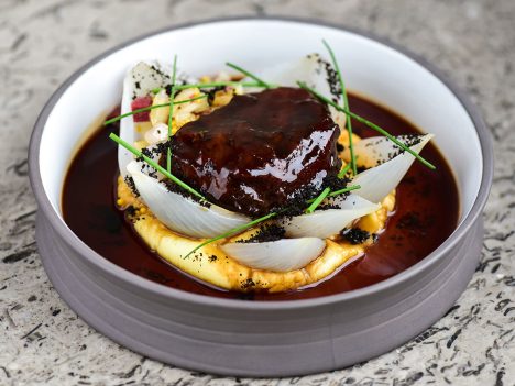 Hovädzí steak s portským vínom