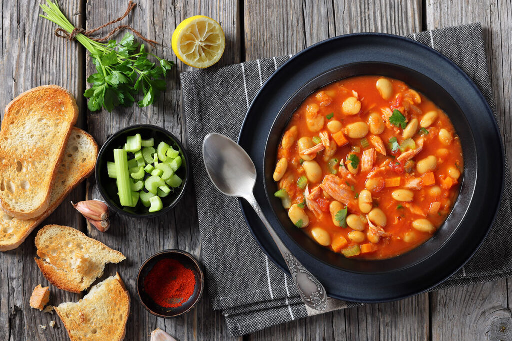 Polievka z bielej fazule